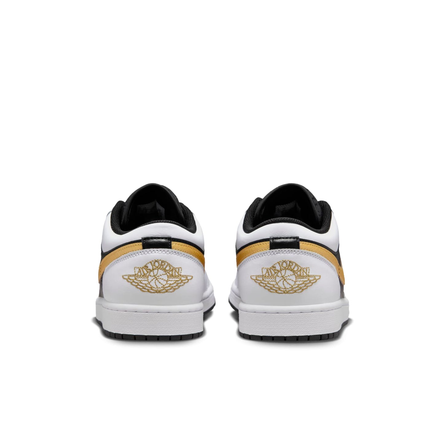 Air Jordan 1 Low “White Black Metallic Gold Swoosh”
