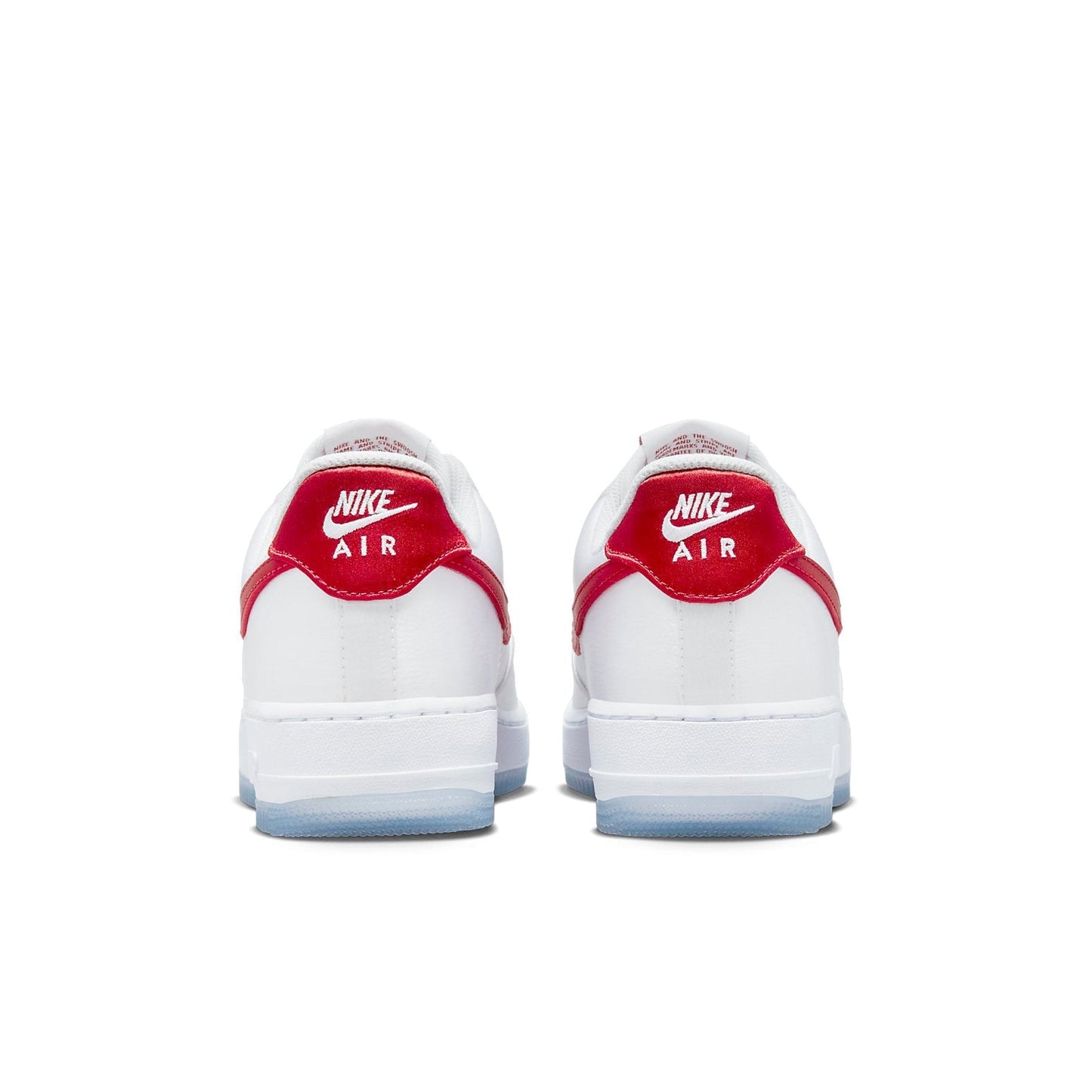 Nike Air Force 1 Low “07 “Satin White Varsity Red”
