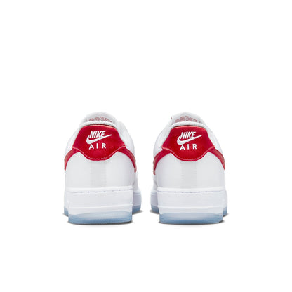 Nike Air Force 1 Low “07 “Satin White Varsity Red”