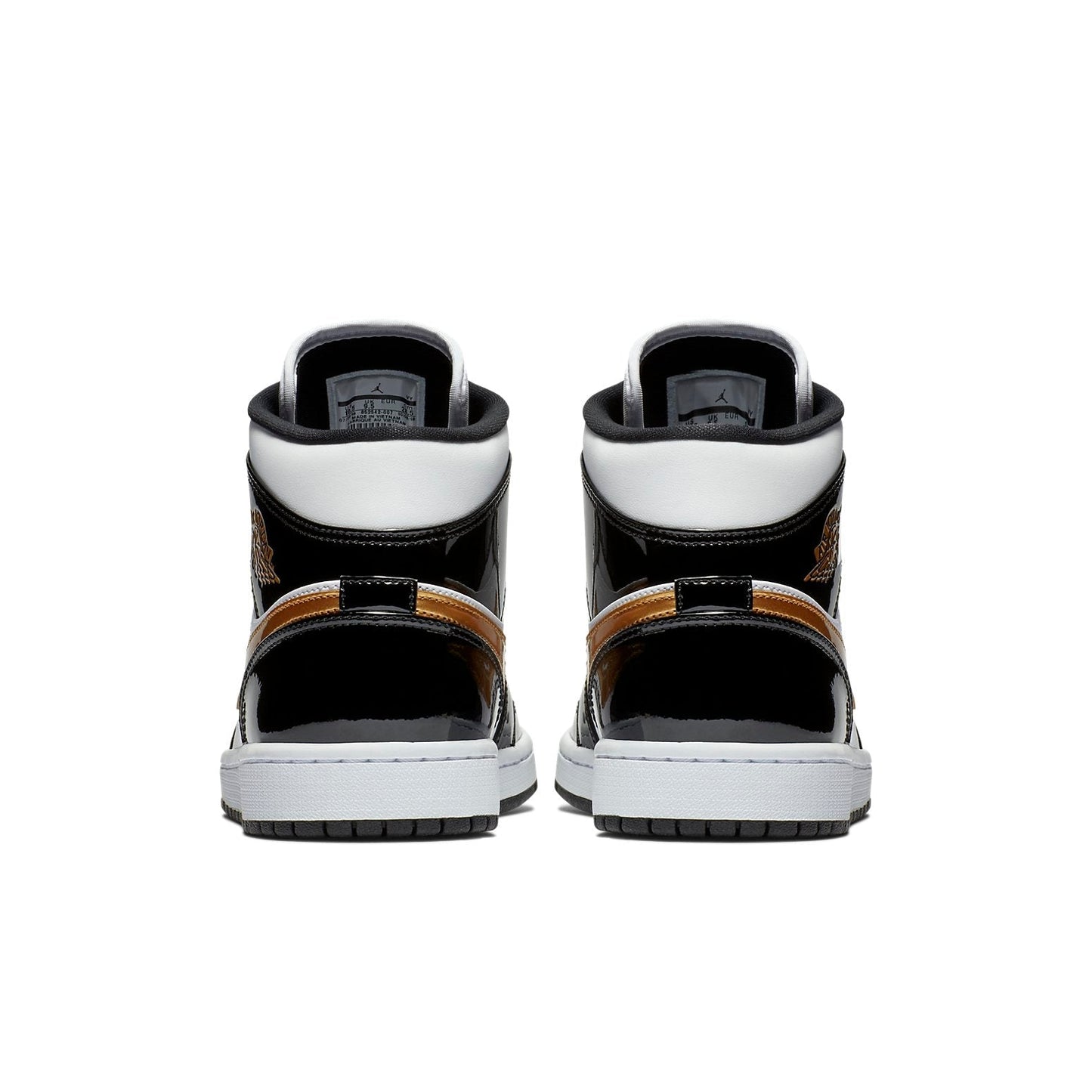 Air Jordan 1 Mid Patent “Black Gold”