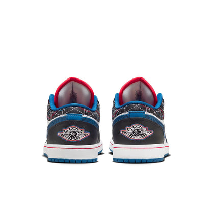 Air Jordan 1 Low “White Industrial Blue Siren Red”