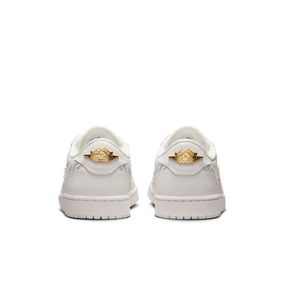 Air Jordan 1 Low Method of Make “Sail Metallic Gold”