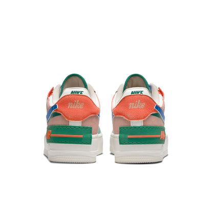 Nike Air Force 1 Shadow “Sail Signal Blue Green”