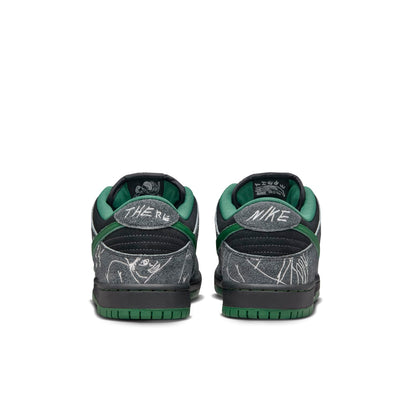 Nike x There Skateboard SB Dunk Low Pro “Anthracite Gorge Green”