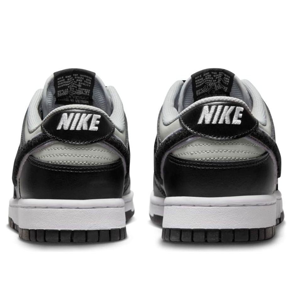 Nike Dunk Low “Chenille Swoosh – Black Grey Fog”