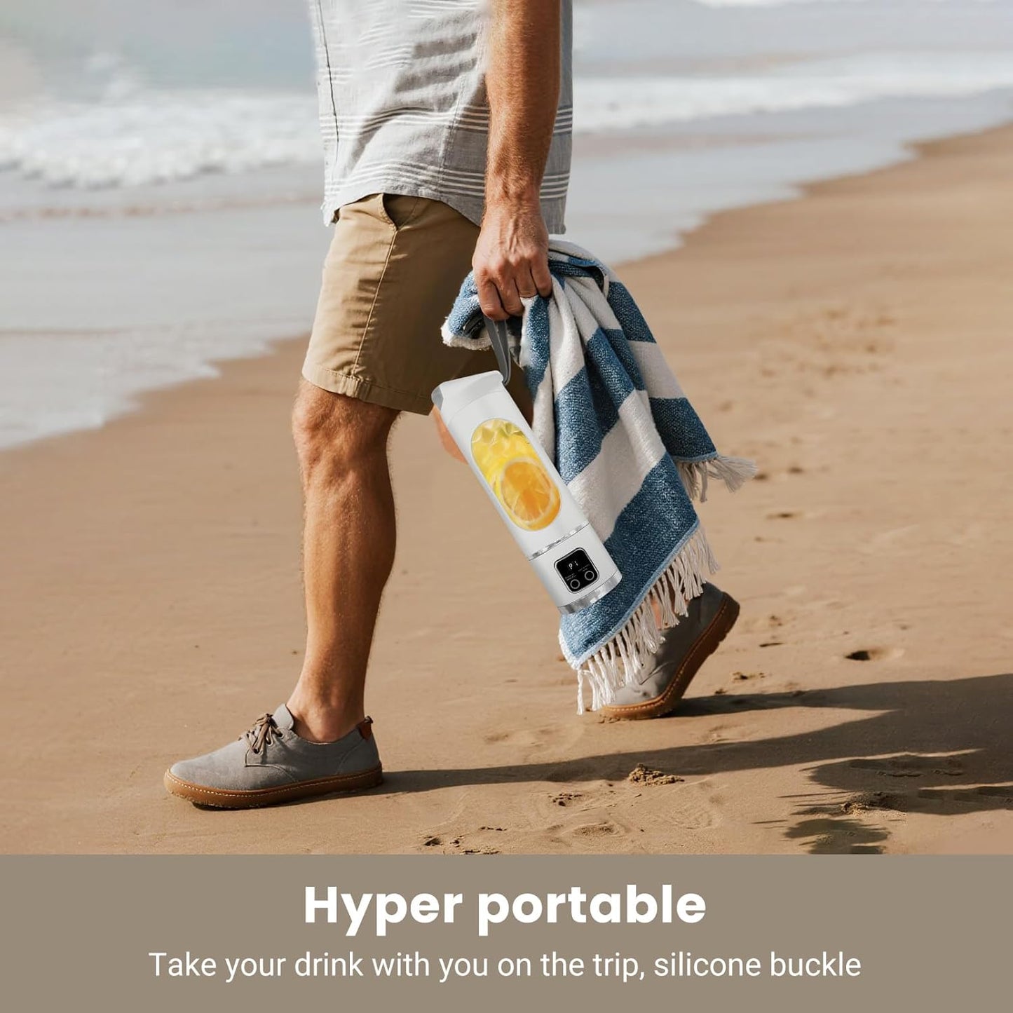 Portable Blender Personal Electric USB，Compact for Smoothies Portable juicer Shakes and Smoothies Blender，Baby Food Leak Proof Design Small Blenders，Mixing，Compact、Convenient and Versatile On-The-Go - Perfect Travel, Back To School & Gym Practical Gift