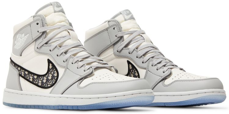Dior x Air Jordan 1 High OG “White Wolf Grey”