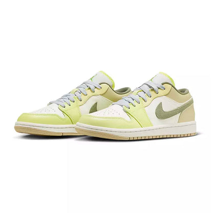 Air Jordan 1 Low “Sail Oil Green Light Lemon”