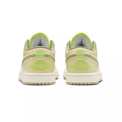 Air Jordan 1 Low “Sail Oil Green Light Lemon”