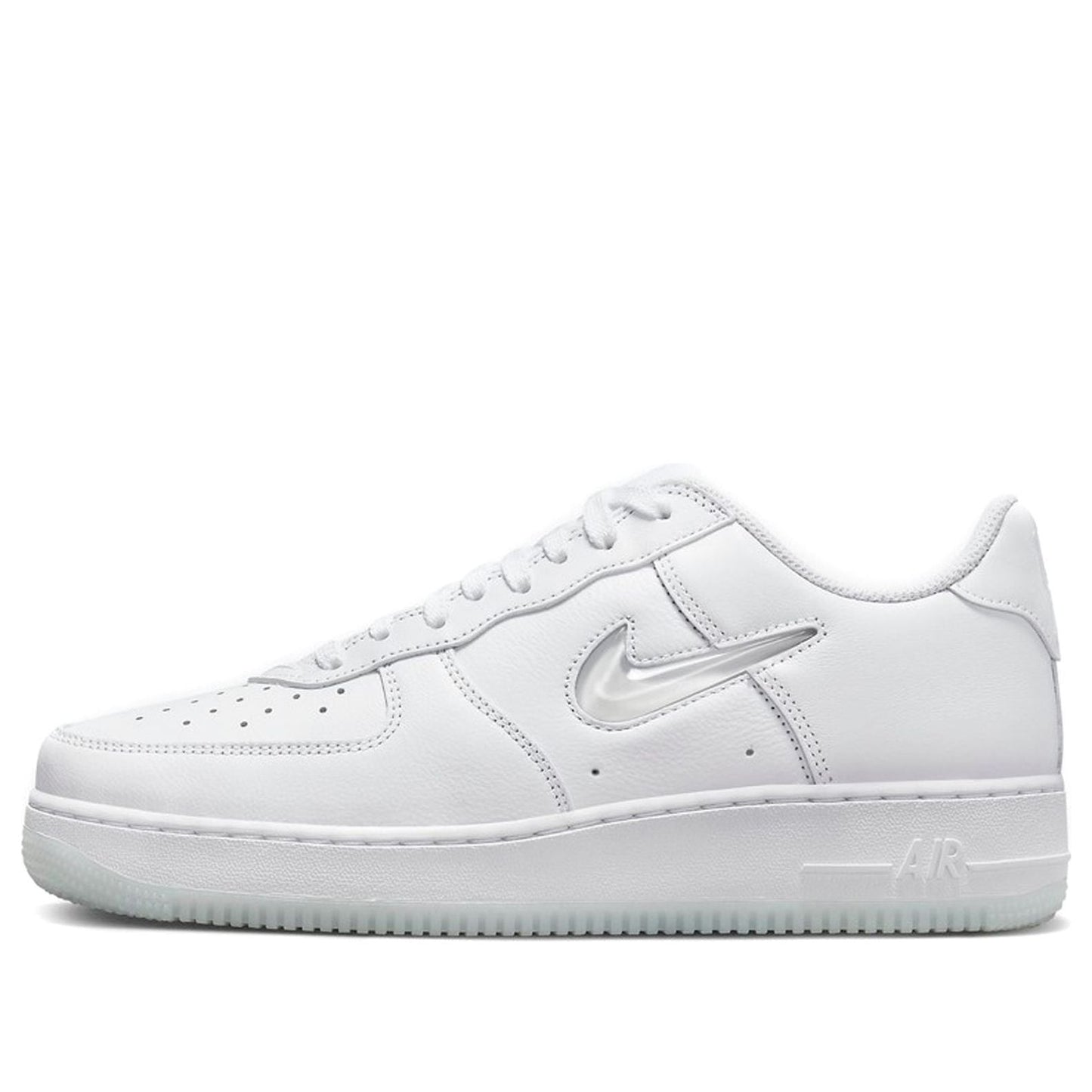 Nike Air Force 1 Low 07 Retro “Color of the Month Jewel Swoosh Triple White”