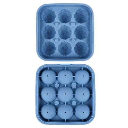 Soccer Ball Ice Cube Tray – Food-Grade Silicone, BPA-Free, Slow-Melting Ice Balls for Whiskey, Cocktails, Juice & Drinks