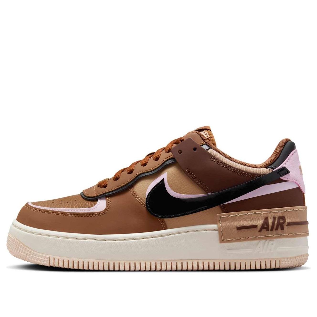 Nike Air Force 1 Shadow “Light British Tan Pink Cacao Wow”