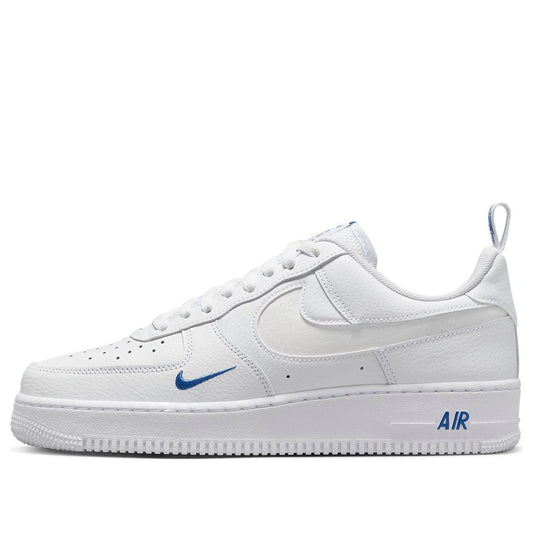 Nike Air Force 1 Low Cut Out “Reflective Swoosh White Blue”