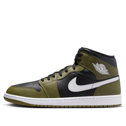 Air Jordan 1 Mid “Black Medium Olive”