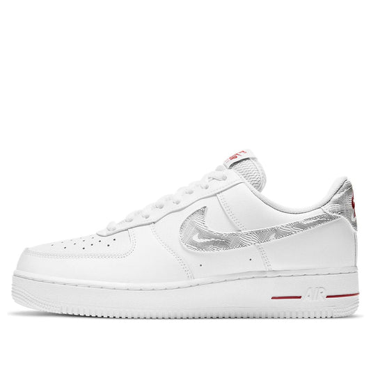 Nike Air Force 1 Low “Topography Pack – White University Red”