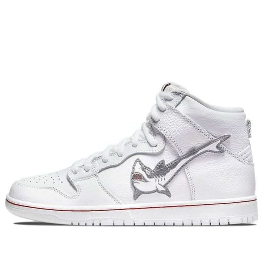 Nike x Oski SB Dunk High Shark “White Grey”