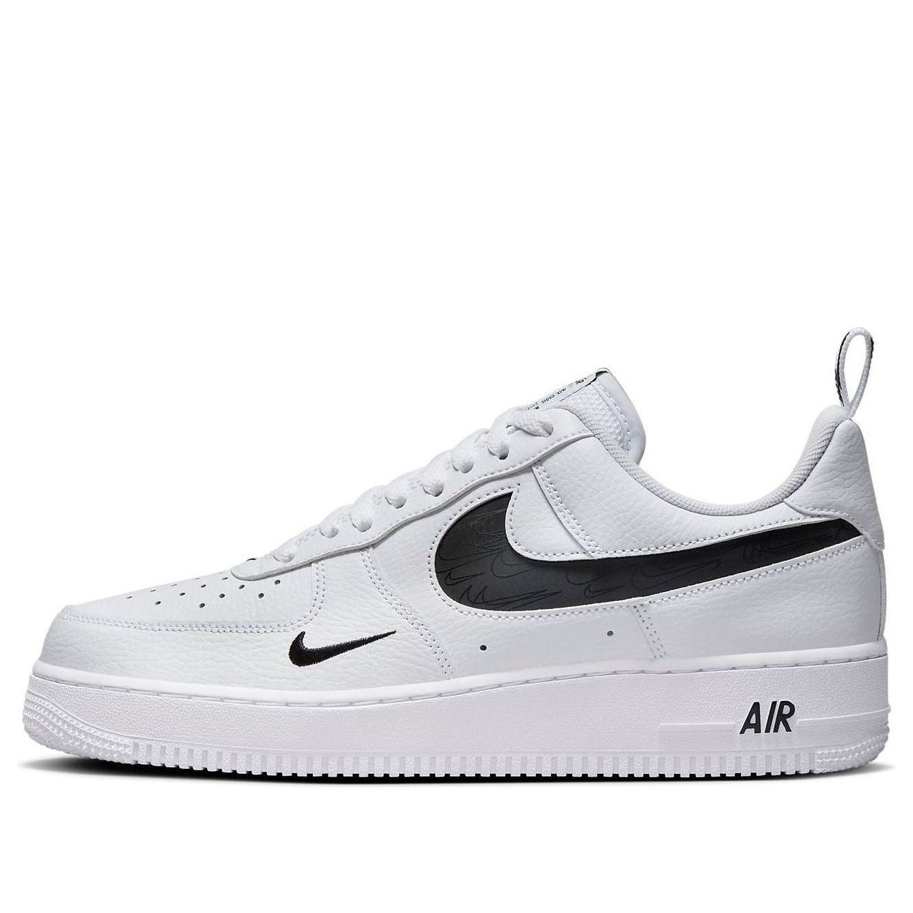 Nike Air Force 1 Low “Multi-Etch Swoosh White Black”