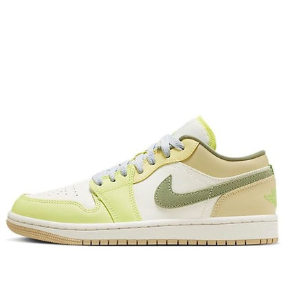 Air Jordan 1 Low “Sail Oil Green Light Lemon”
