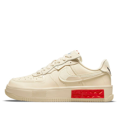 Nike Air Force 1 Fontanka “Pearl White University Red”