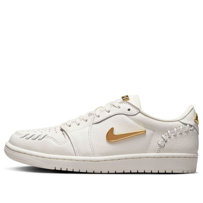 Air Jordan 1 Low Method of Make “Sail Metallic Gold”