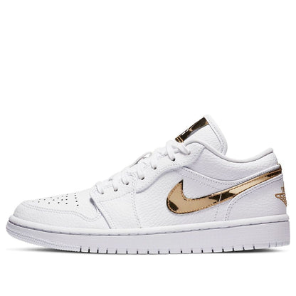 Air Jordan 1 Retro Low “White Metallic Gold”