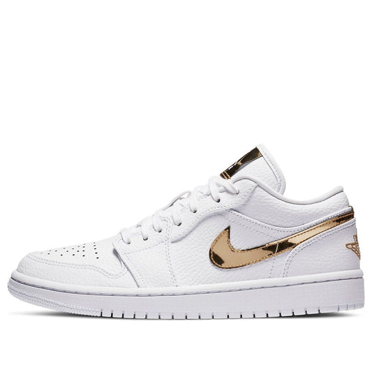 Air Jordan 1 Retro Low “White Metallic Gold”