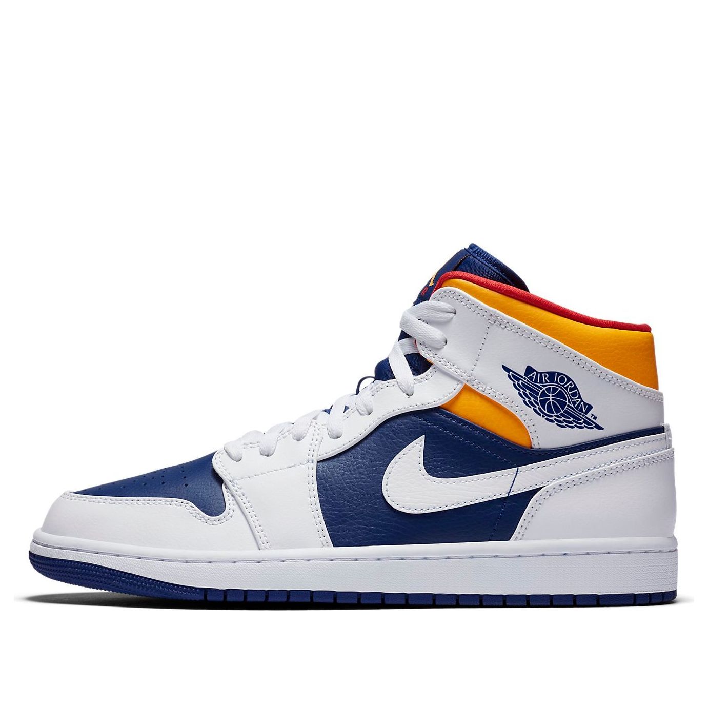 Air Jordan 1 Mid “White Deep Royal Blue”