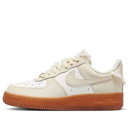 Nike Air Force 1 Low “Sail Gum Faux Fur”